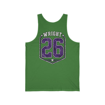 Panthers Friday Nights Football Tank — Personalized 'Wright 26' Athletic Club Jersey
