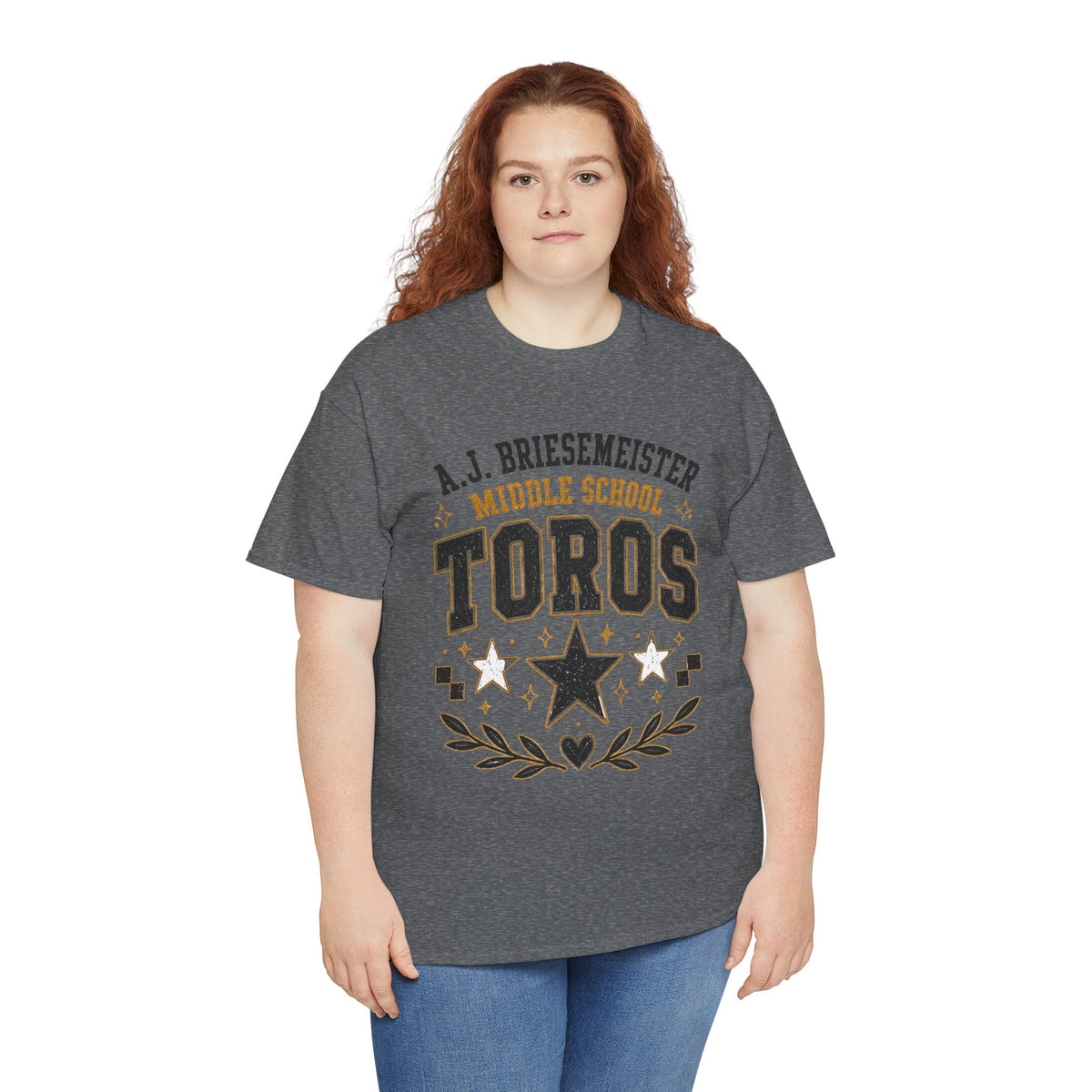 Toros Middle School Tee – A.J. Briesmeister School Spirit Shirt