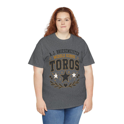 Toros Middle School Tee – A.J. Briesmeister School Spirit Shirt