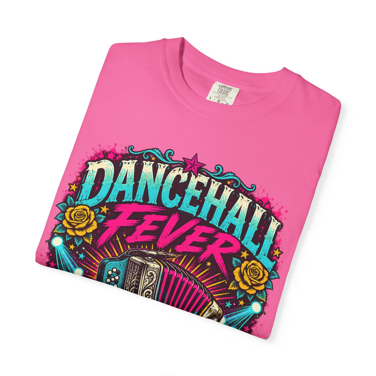 Dancehall Fever Accordion T-Shirt — Gonzales, Texas Friday Night Two-Step