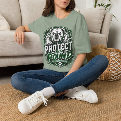 Protect the Pound Bulldog T-Shirt — Fierce Mascot Tee for Fans & Players