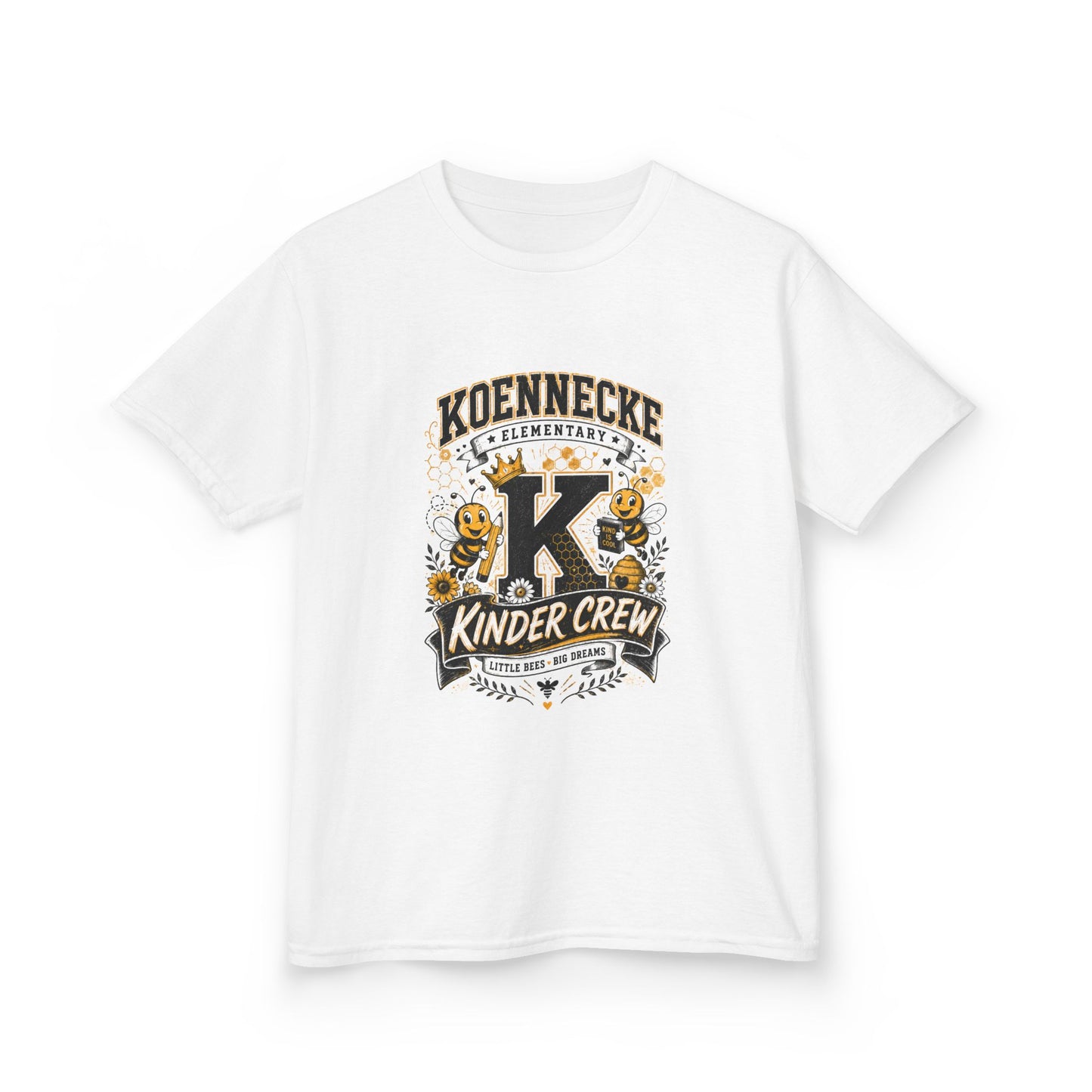 Kinder Crew Kids T-Shirt — 'Koennecke Kinder Crew' School Spirit Tee