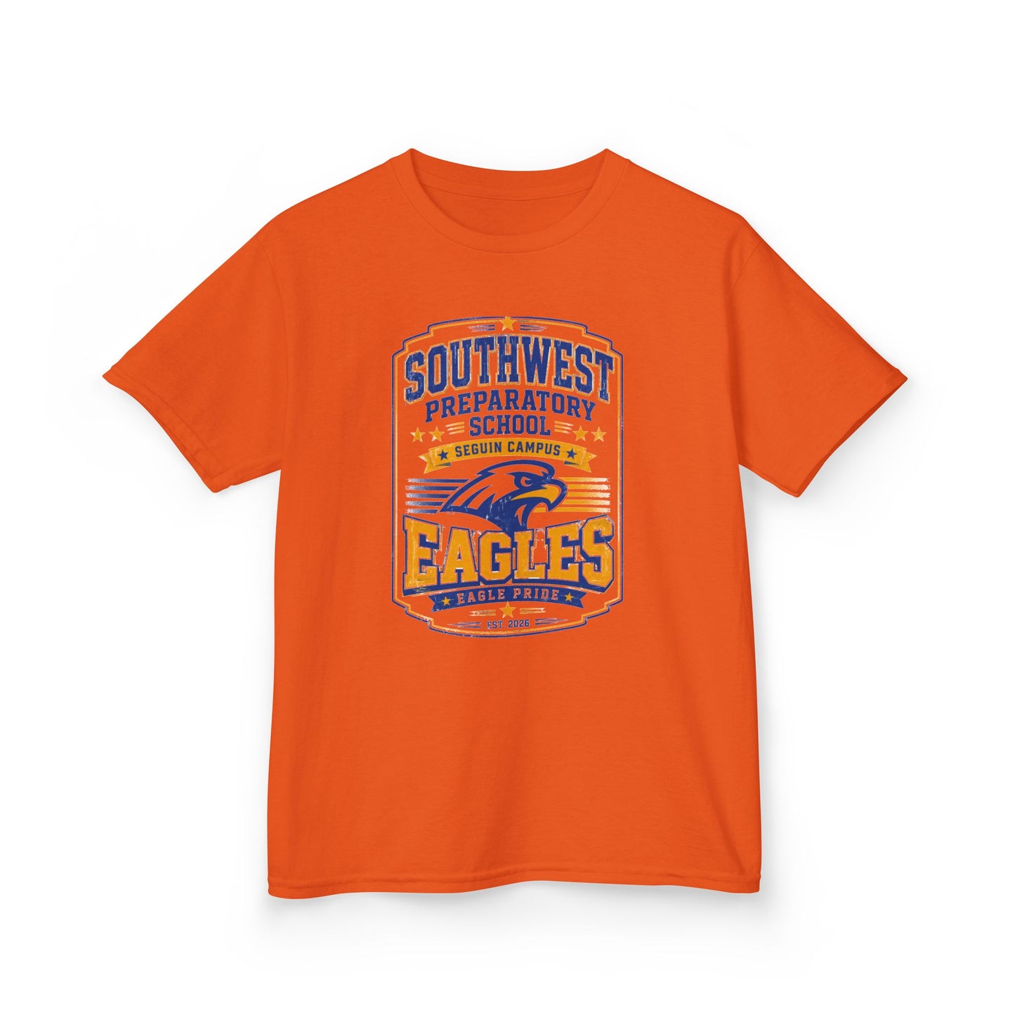 Kids T-Shirt — Southwest Preparatory School Eagles Mascot Tee