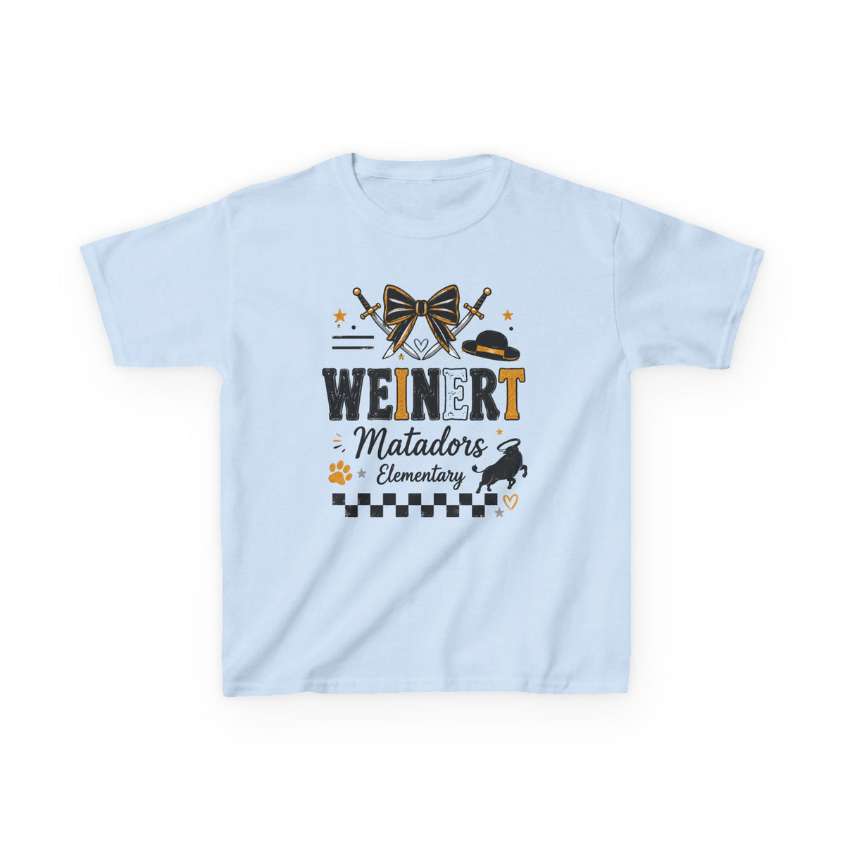 Matadors Elementary Kids T‑Shirt – 'Weinert' School Spirit Tee