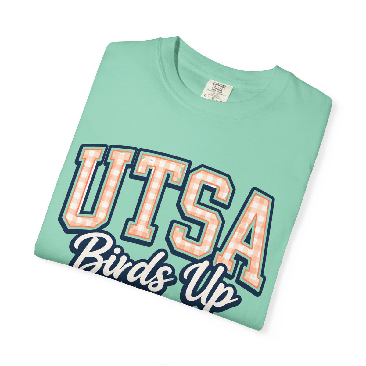 UTSA Birds Up T-Shirt — San Antonio Orange Garment-Dyed Tee