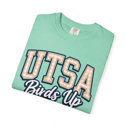 UTSA Birds Up T-Shirt — San Antonio Orange Garment-Dyed Tee