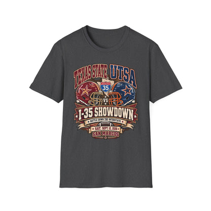 I-35 Showdown Texas State vs UTSA Football T-Shirt