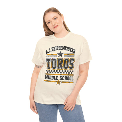 Toros Middle School Tee — A.J. Briesemeister School Spirit T-Shirt