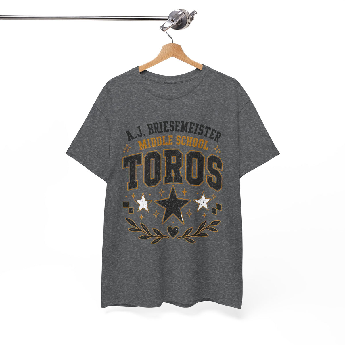 Toros Middle School Tee – A.J. Briesmeister School Spirit Shirt