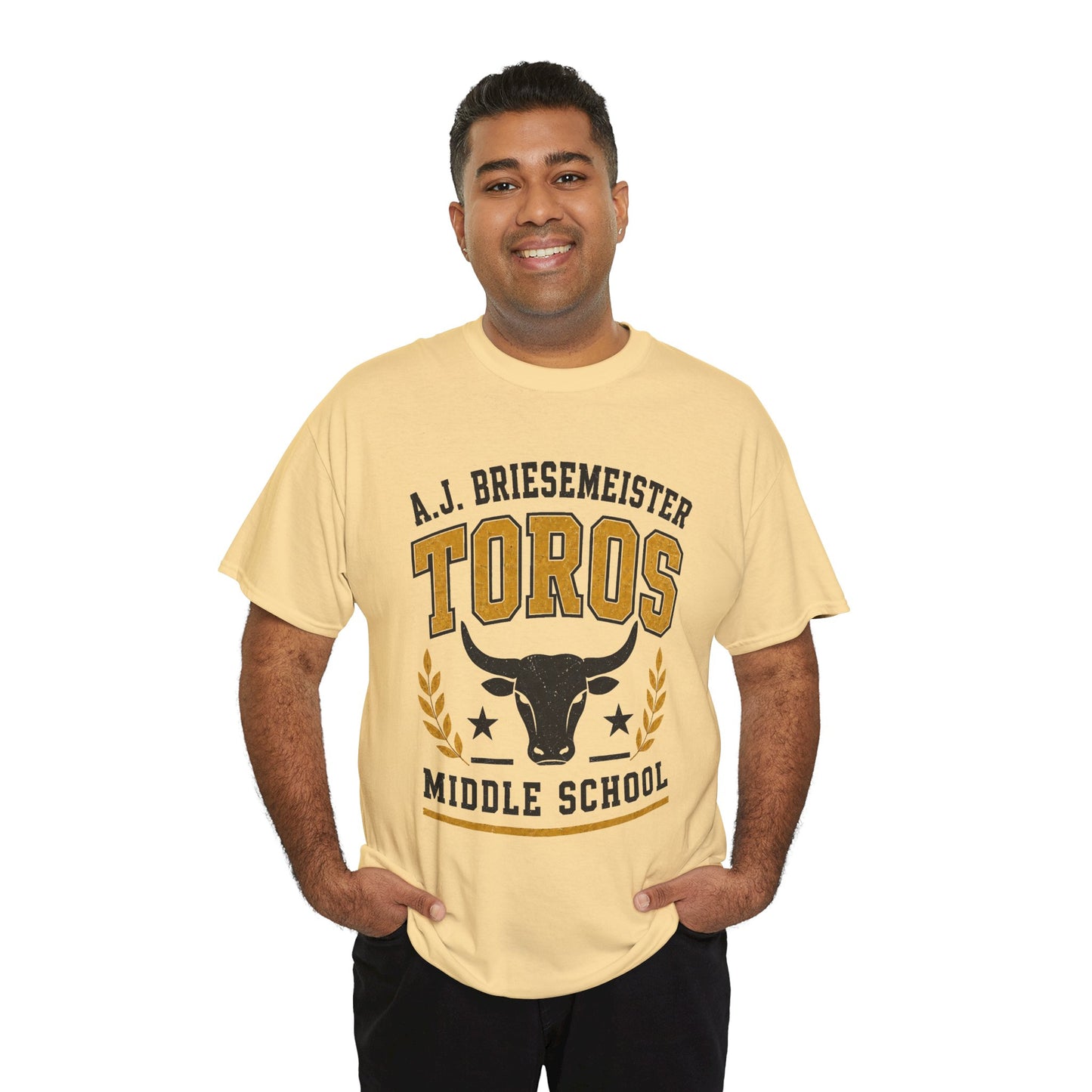 Toros Middle School Tee — A.J. Briesemeister School Spirit T-Shirt