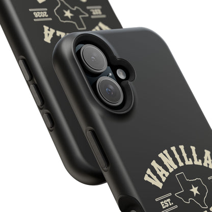 Black w/Ivory Logo lmpact-Resistant Phone Cases