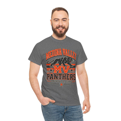Medina Valley Panthers MV Castrovile Texas T-Shirt