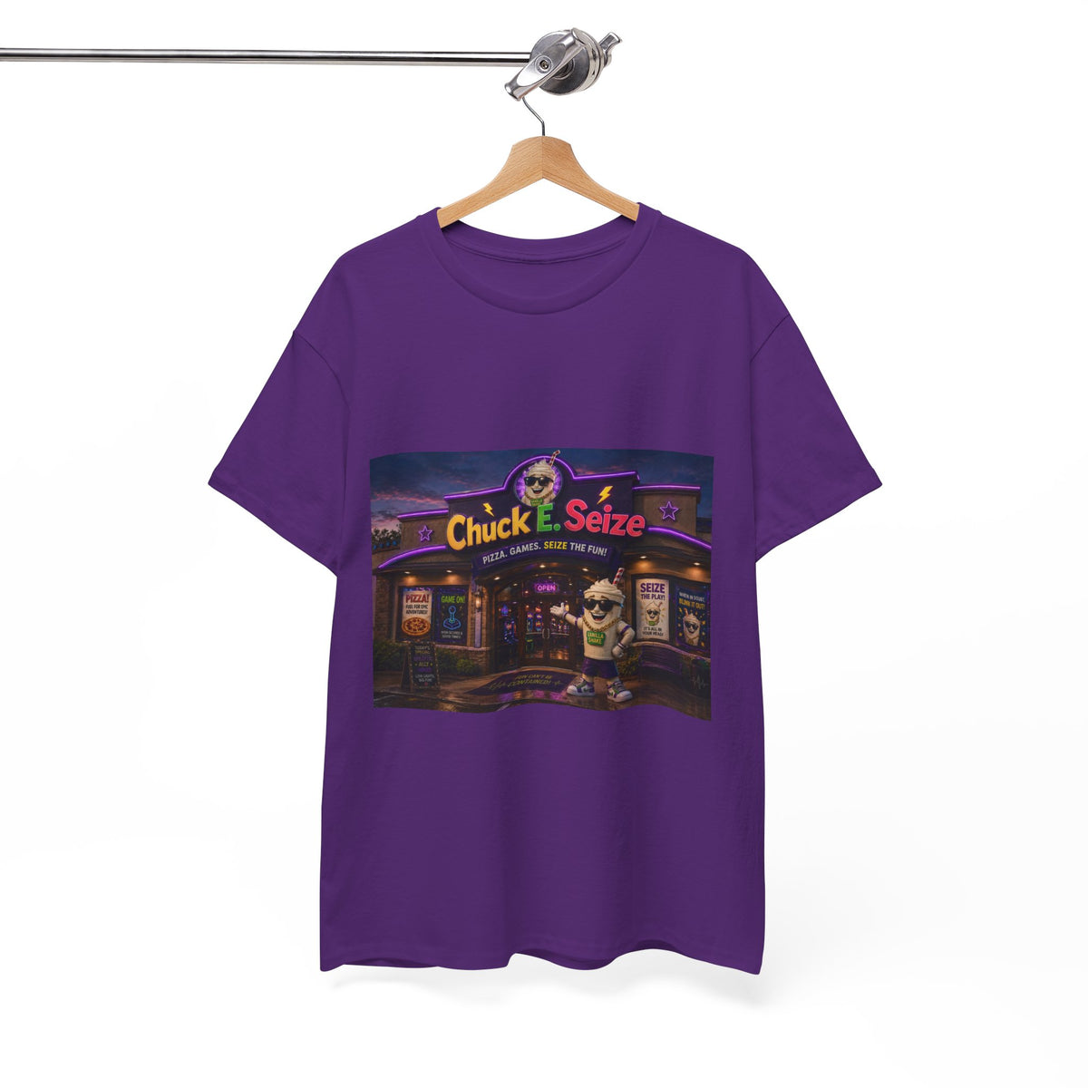 Chuck E. Seize Arcade Night T‑Shirt