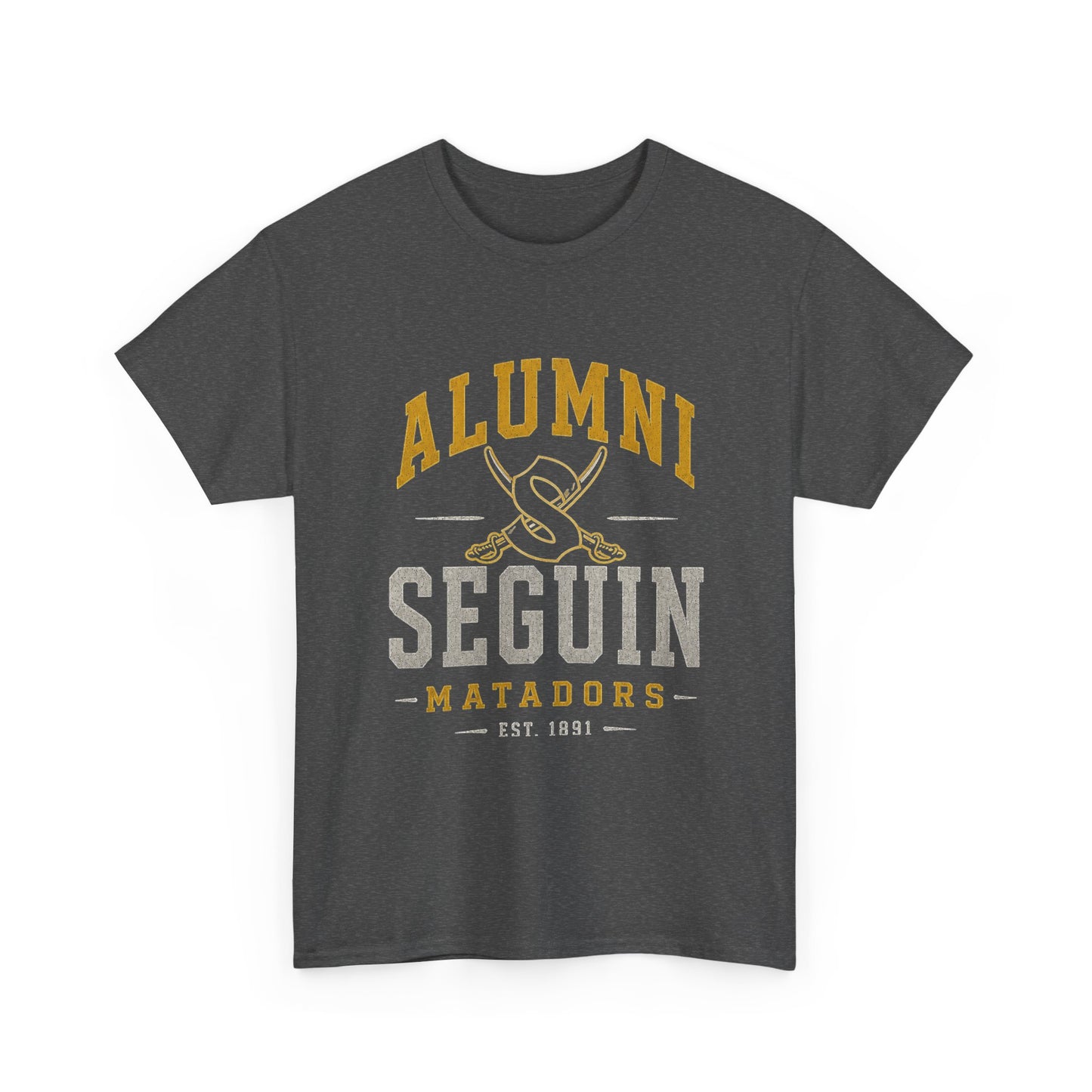 Alumni Seguin Matadors T-Shirt — School Spirit Vintage Crew Tee