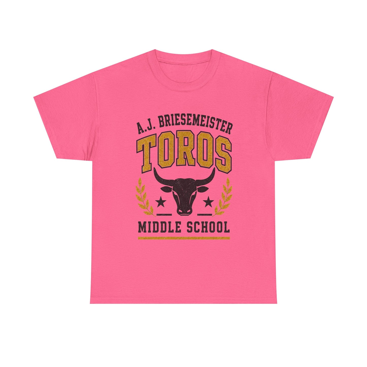 Toros Middle School Tee — A.J. Briesemeister School Spirit T-Shirt
