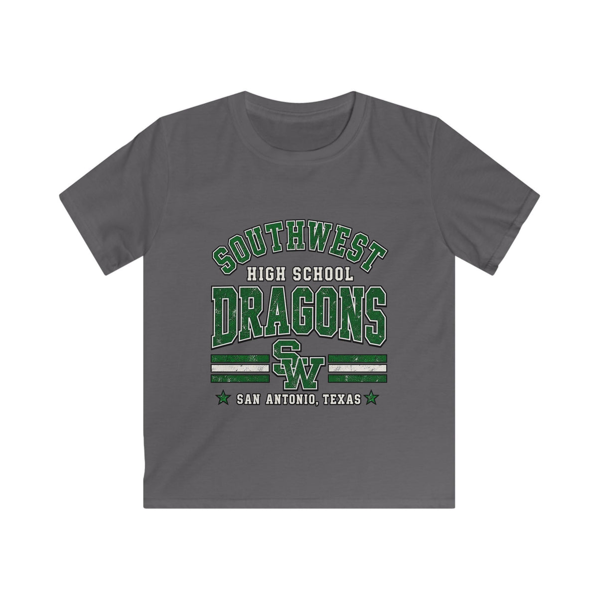 Southwest Dragons Kids T‑Shirt — High School Sports Tee (San Antonio, Texas)