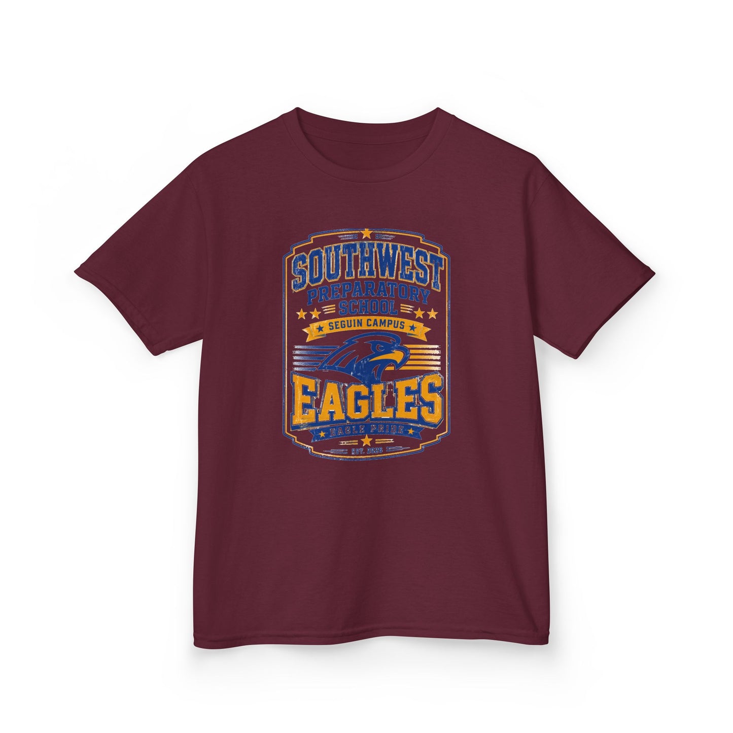 Kids T-Shirt — Southwest Preparatory School Eagles Mascot Tee
