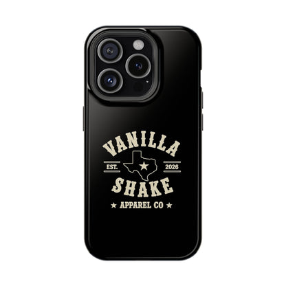 Black w/Ivory Logo lmpact-Resistant Phone Cases