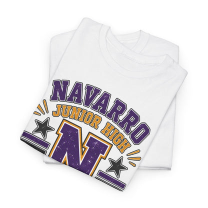 Navarro Junior High Panthers T-Shirt – School Spirit Tee with Purple & Gold Mascot Design
