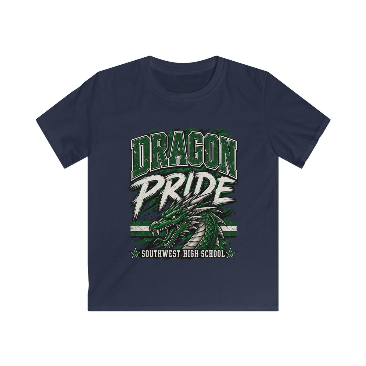 Dragon Pride Kids T-Shirt — Southwest High School Mascot Tee