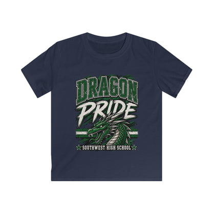 Dragon Pride Kids T-Shirt — Southwest High School Mascot Tee
