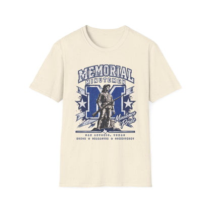 Memorial Minutemen Graphic T-Shirt — Vintage Patriot Military Tribute Tee