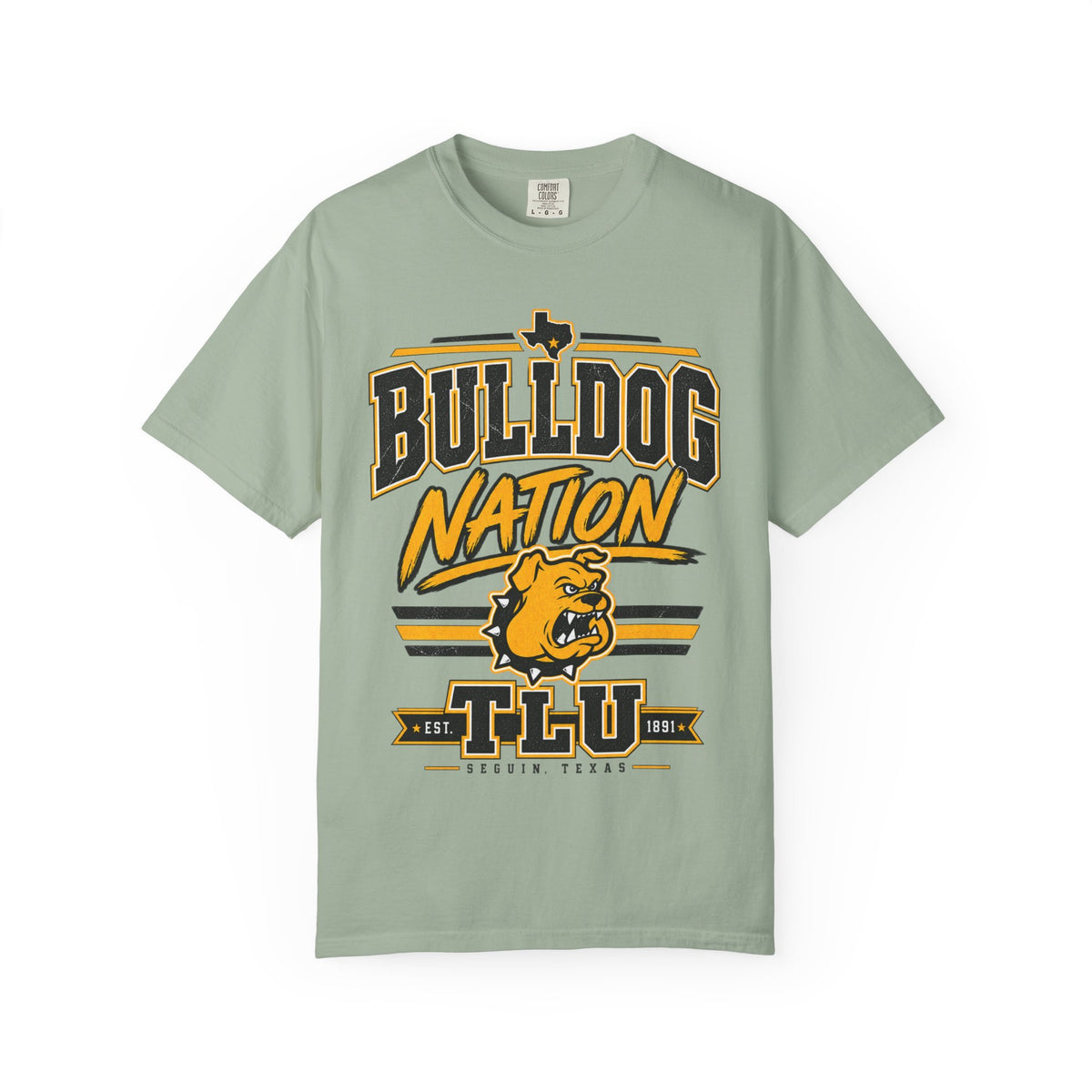 Bulldog Nation T-Shirt — TLU Mascot College Tee