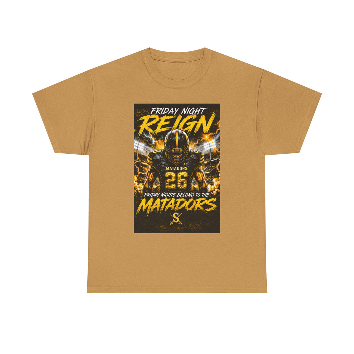 Friday Night Reign Matadors Football T‑Shirt — Team Spirit Game Day Tee