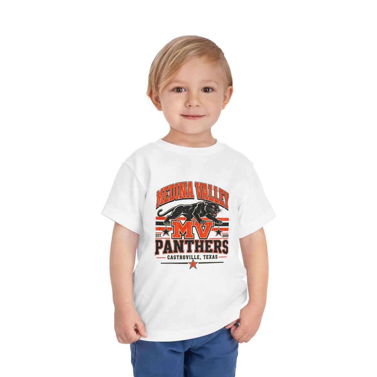 Toddler Tee — Medina Valley Panthers MV Football Team Shirt (Castroville, Texas)