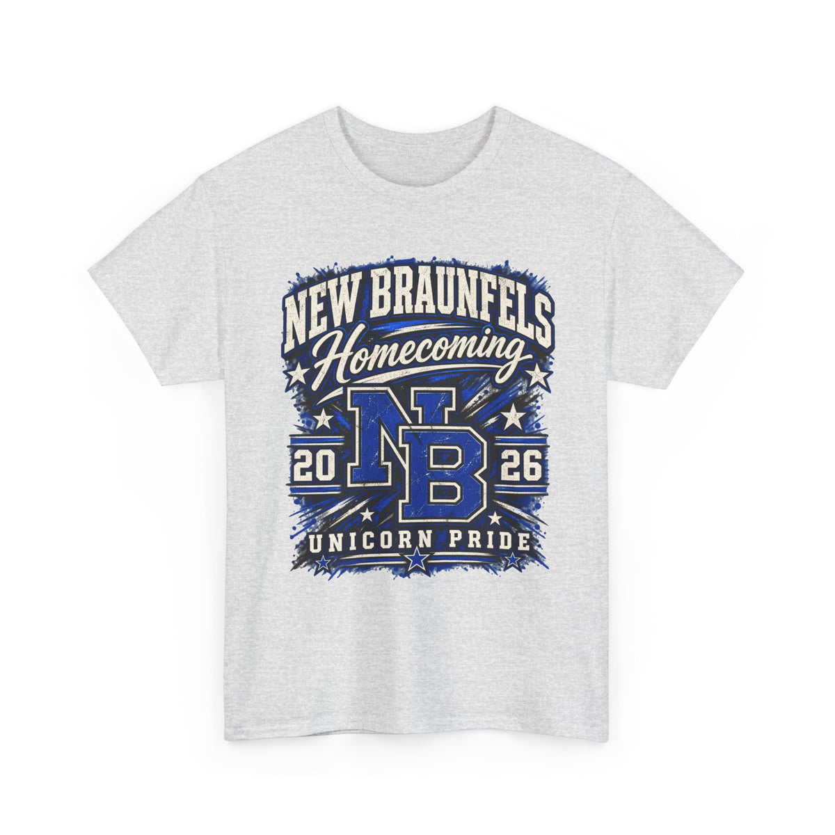 New Braunfels Homecoming 2026 T-Shirt — NB Unicorn Pride School Spirit Tee