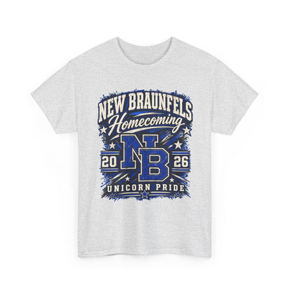 New Braunfels Homecoming 2026 T-Shirt — NB Unicorn Pride School Spirit Tee