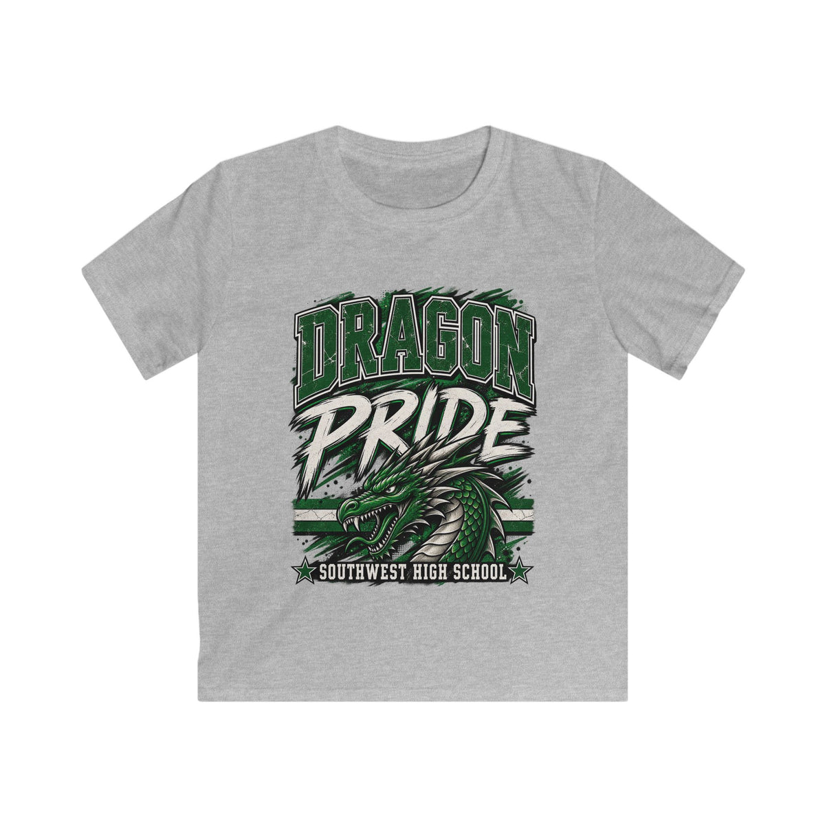 Dragon Pride Kids T-Shirt — Southwest High School Mascot Tee