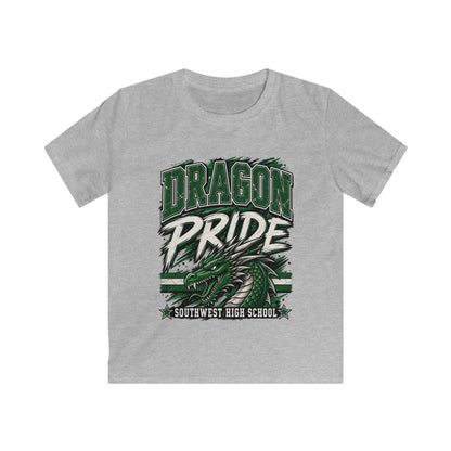 Dragon Pride Kids T-Shirt — Southwest High School Mascot Tee