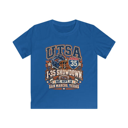 UTSA I‑35 Showdown Kids T‑Shirt — San Marcos Football Game Tee