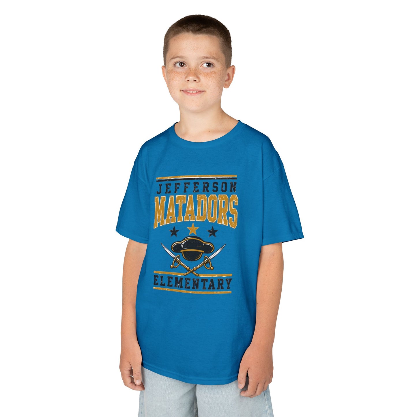 Jefferson Matadors Elementary Kids T-Shirt — School Spirit Tee