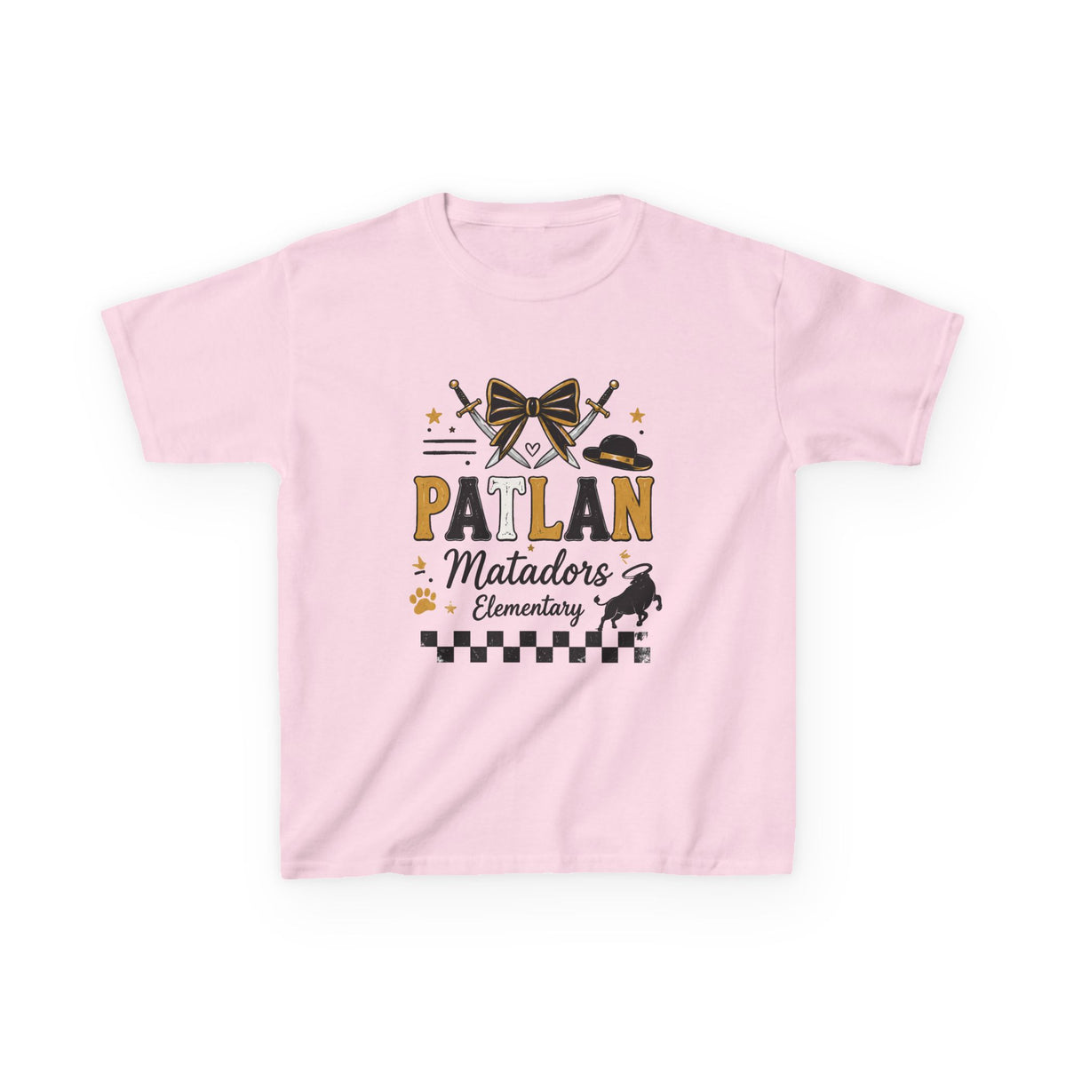Patlan Matadors Elementary Kids T-Shirt — School Spirit Tee