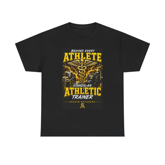 Athletic Trainer T‑Shirt — "Behind Every Athlete Stands an Athletic Trainer" Motivational Tee