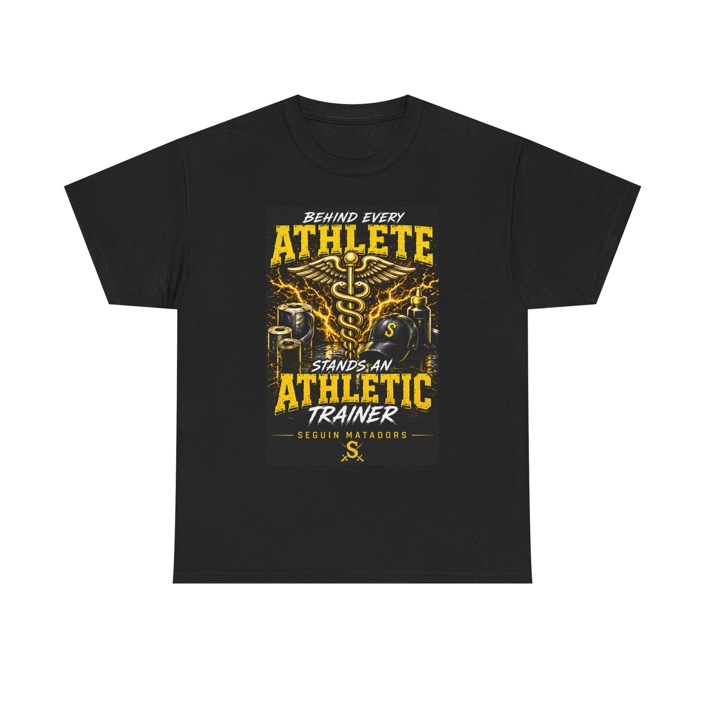 Athletic Trainer T‑Shirt — "Behind Every Athlete Stands an Athletic Trainer" Motivational Tee