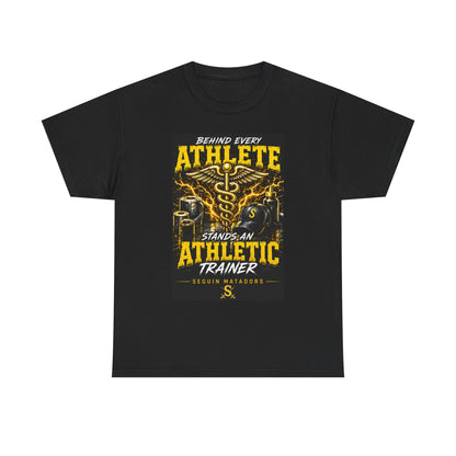 Athletic Trainer T‑Shirt — "Behind Every Athlete Stands an Athletic Trainer" Motivational Tee