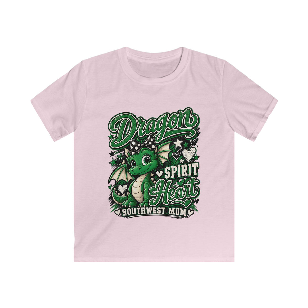 Kids Dragon Spirit Tee — "Dragon Spirit Heart" Southwest Mom Youth T-Shirt