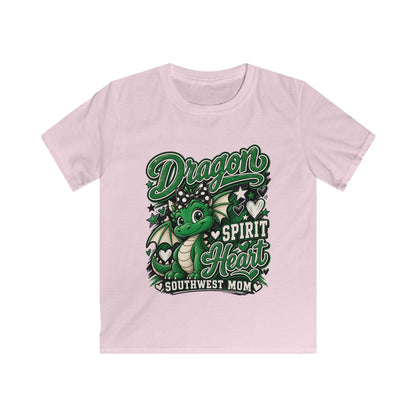 Kids Dragon Spirit Tee — "Dragon Spirit Heart" Southwest Mom Youth T-Shirt