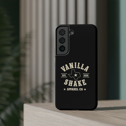 Black w/Ivory Logo lmpact-Resistant Phone Cases