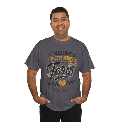 Toros Middle School Tee — L.J. Briesemaster School Spirit Shirt