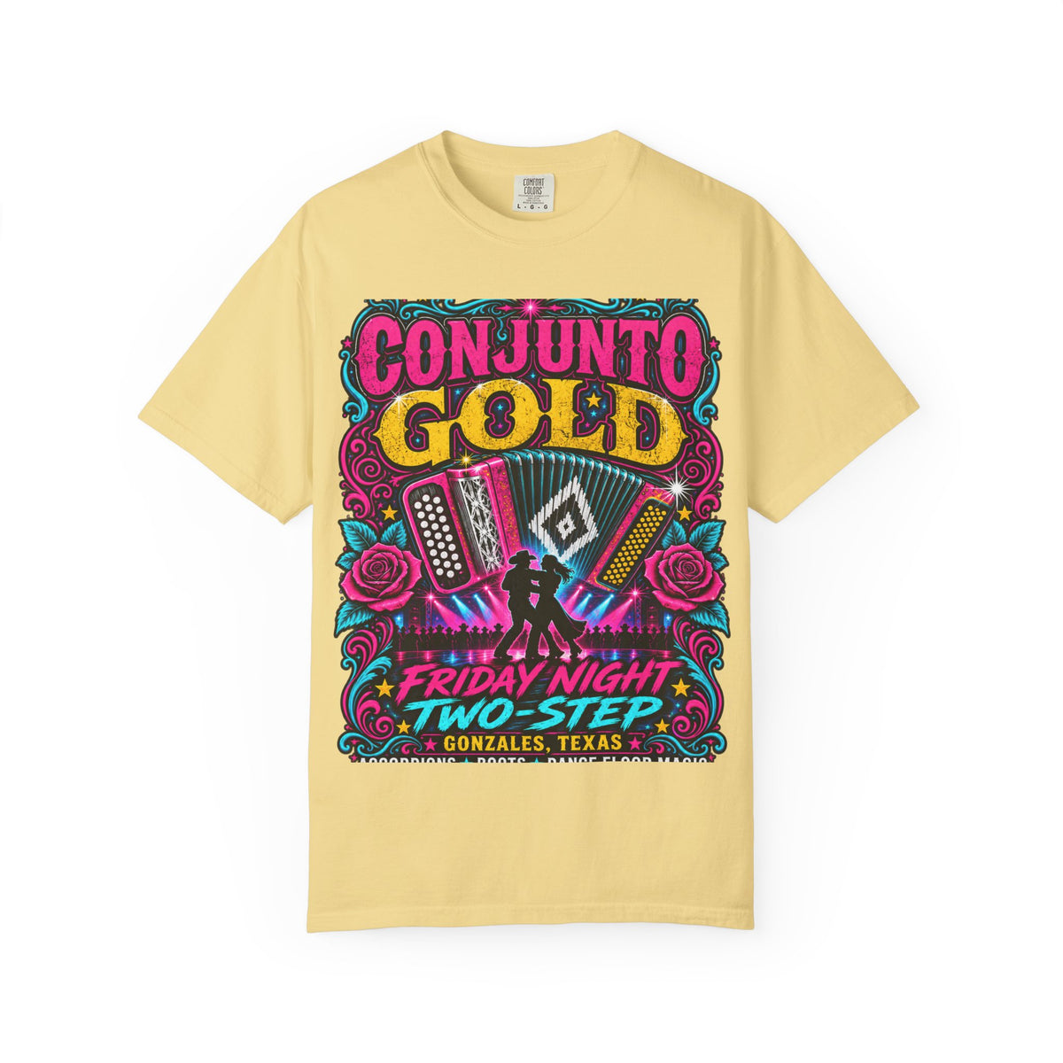 Conjunto Gold Friday Night Two-Step Graphic T-Shirt