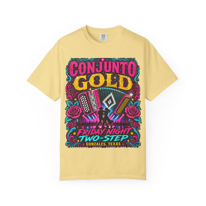 Conjunto Gold Friday Night Two-Step Graphic T-Shirt