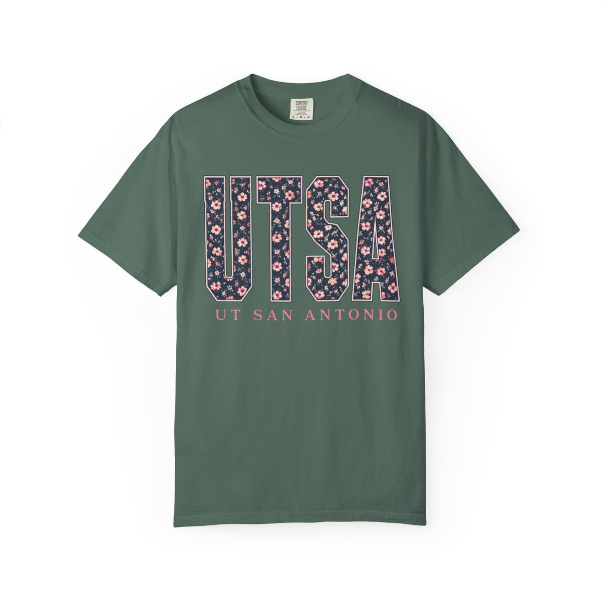 UTSA Floral Logo T‑Shirt — UT San Antonio Collegiate Tee