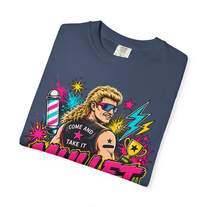 Mullet Championship T-Shirt — "Business in the Front, Party in the Back" Retro Graphic Tee
