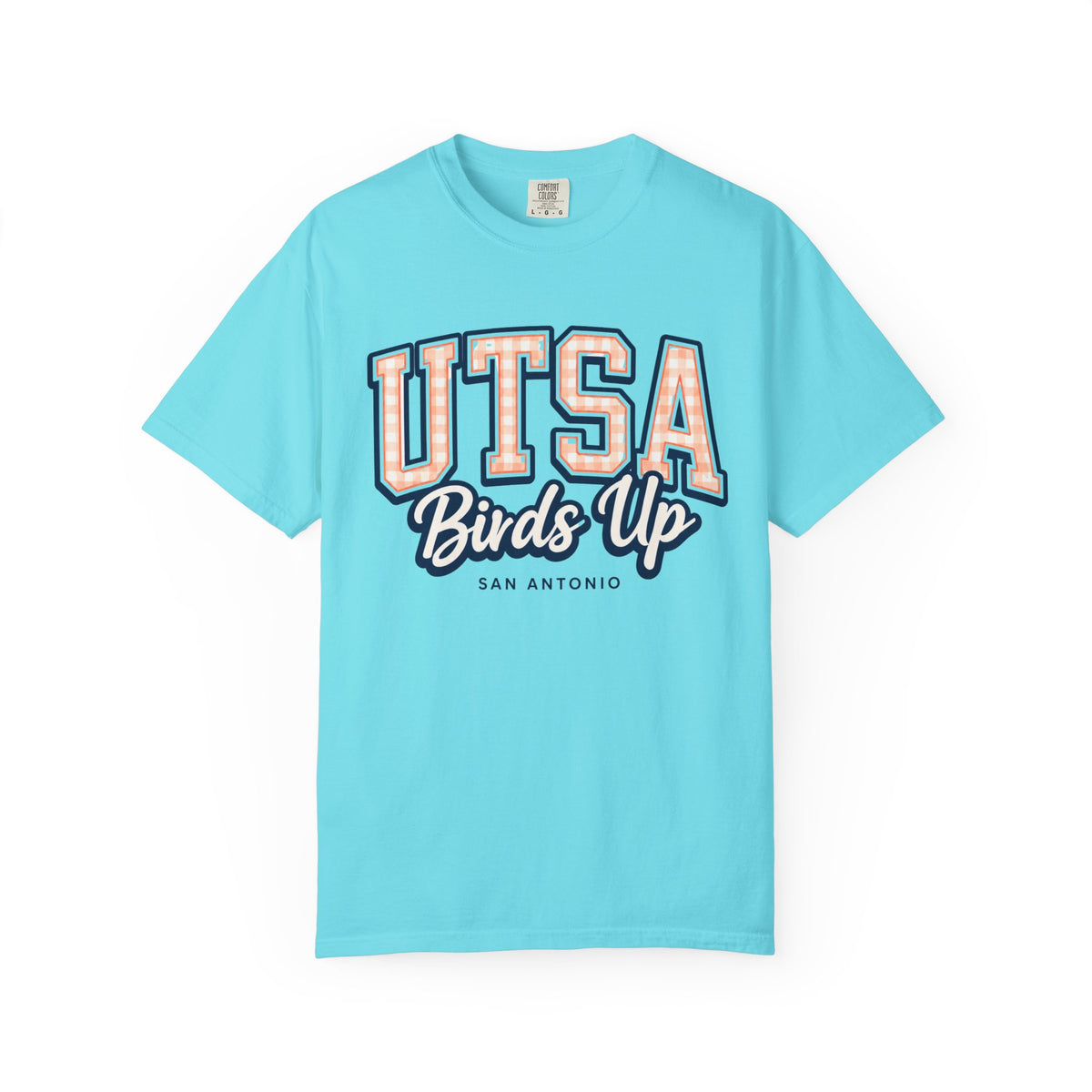 UTSA Birds Up T-Shirt — San Antonio Orange Garment-Dyed Tee