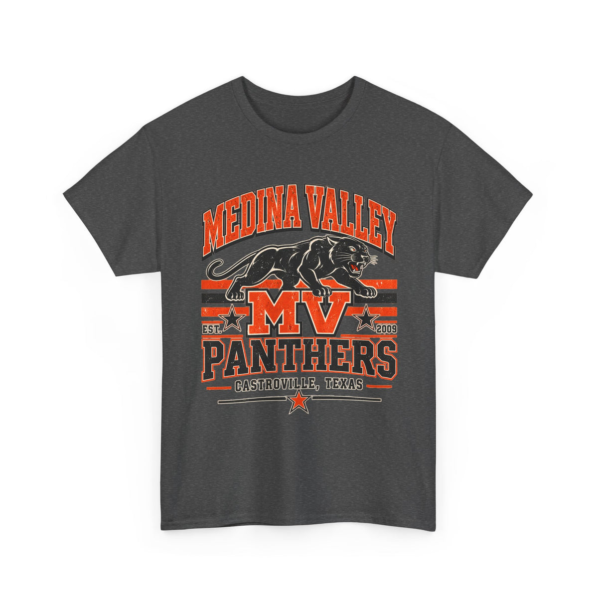 Medina Valley Panthers MV Castrovile Texas T-Shirt