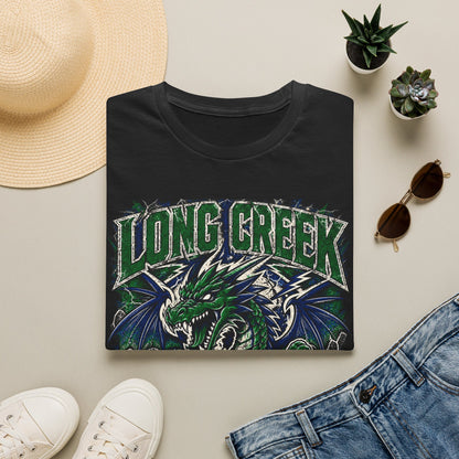 Long Creek Dragons T-Shirt — Vintage Green Dragon School Spirit Tee
